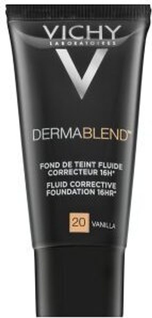 Vichy Dermablend Fluid Corrective Foundation 16HR Flüssiges Make Up für Unregelmäßigkeiten der Haut 20 Vanilla 30 ml