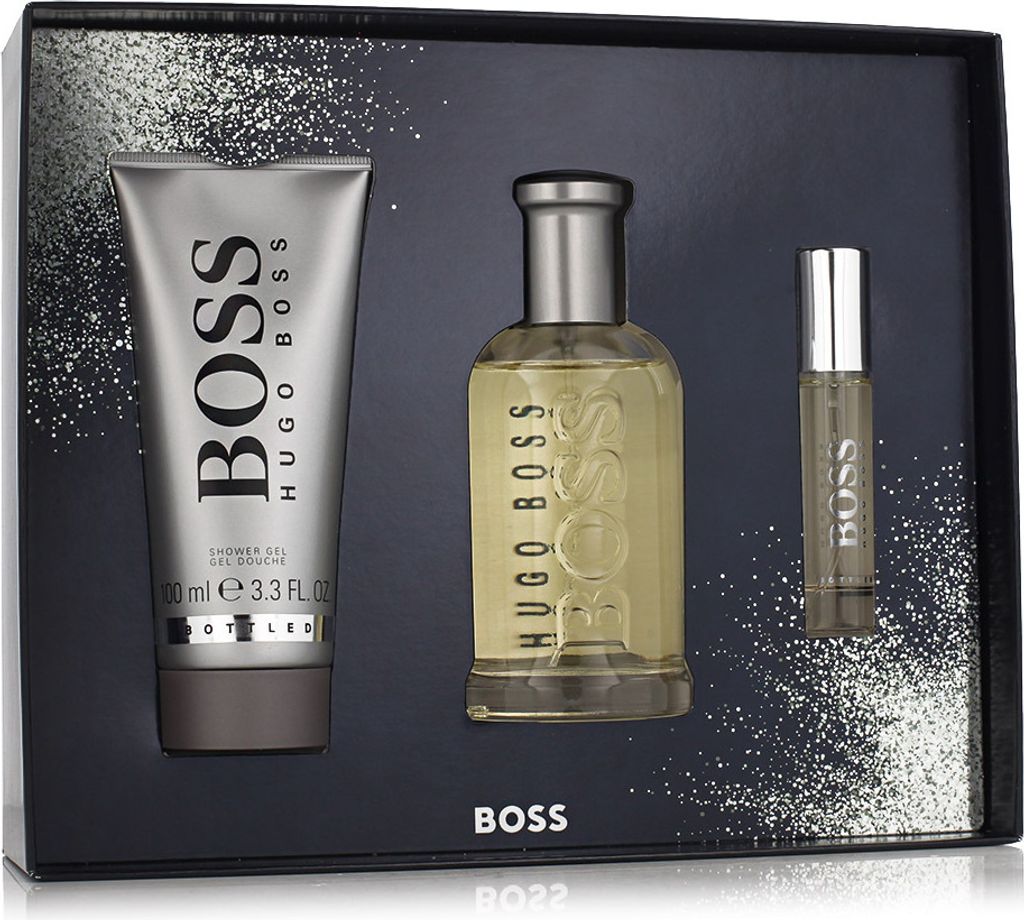 Hugo Boss Bottled Edt 100Ml + Shower Gel 100Ml + Edt 10Ml Produktbild 