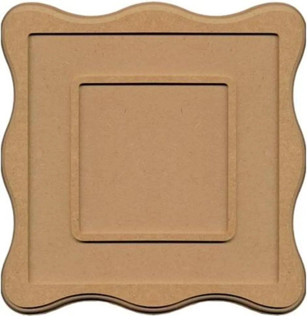 Plaque de bricolage effet ondulé en MDF rigide pour décoration DIY