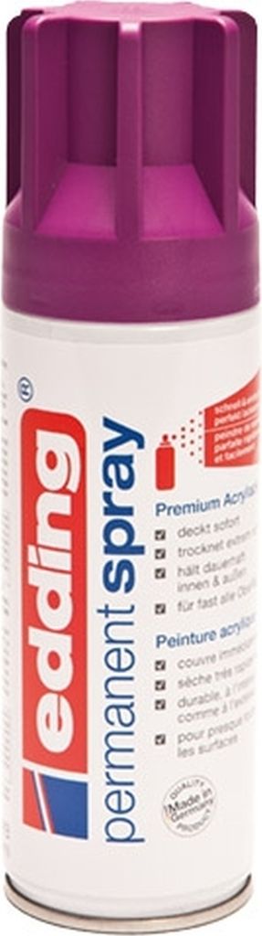 Acryl-Farblack Permanentspray beere seidenmatt Packung mit 6 Stück