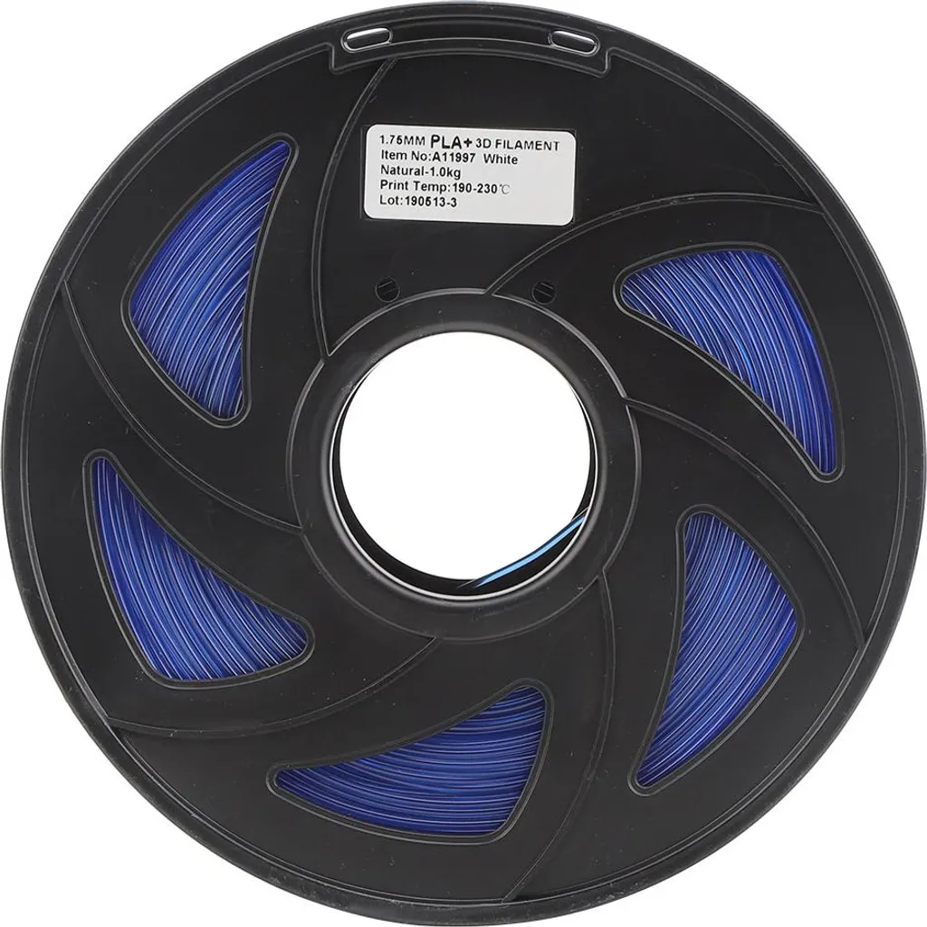 Filament PLA bleu 1.75mm haute résistance - Bobine 1kg sans warping 3D