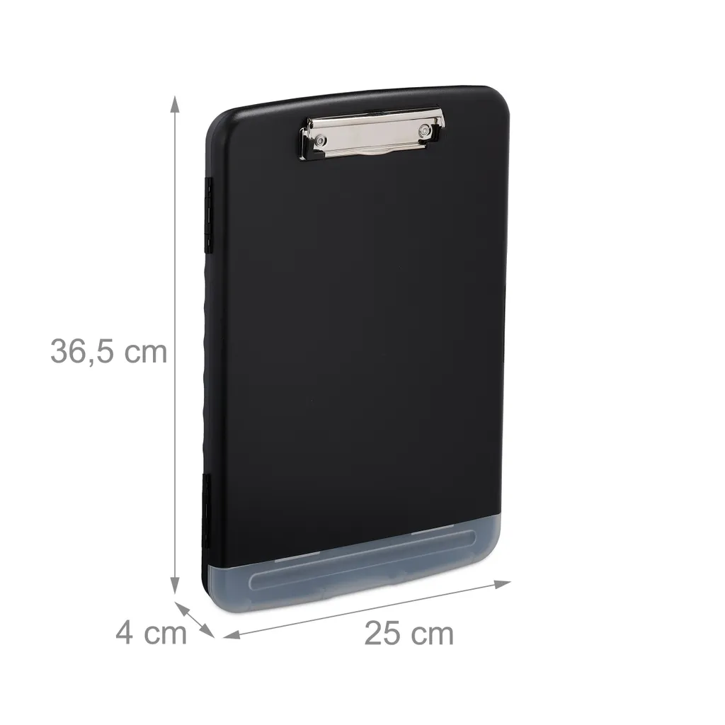 Évitez la perte de documents avec ce porte-bloc A4 à compartiment 6x