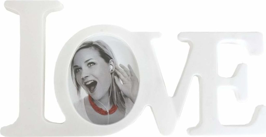 Fotorrahmen Bilderrahmen "Love"  weiß Produktbild 