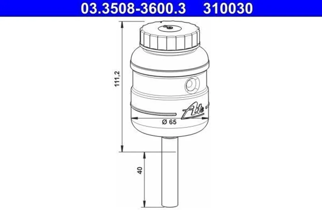 Réservoir de compensation ATE 03.3508-3600.3 : Réparation fuite liquide frein