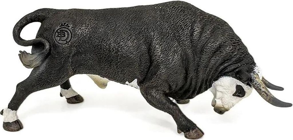 Collecta Figurka Dzielnego Szarżującego Byka Czarny Czarny Zdjęcie produktu 