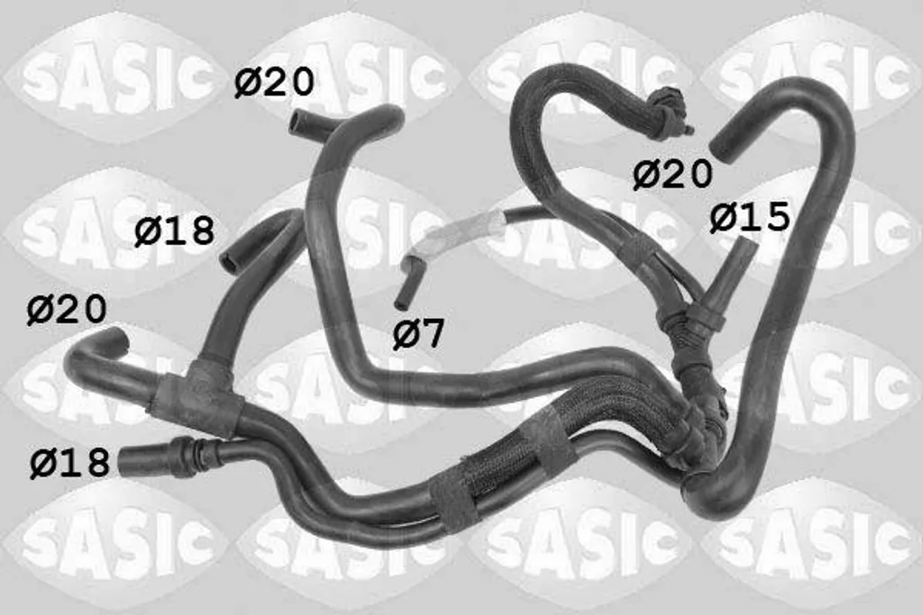 Réparer Fuite Liquide Refroidissement Clio Modus avec Durite Sasic 3404198