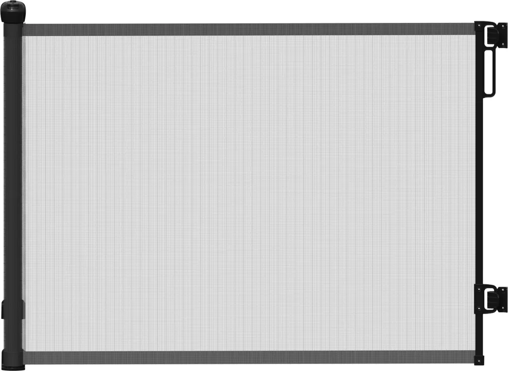 Porte de sécurité pour animaux domestiques HiPet flexible noire 100 cm