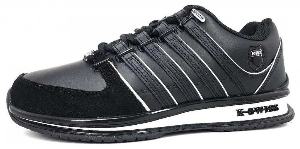 K-Swiss  Herrenschuhe Schnürschuhe Sneaker Schwarz Freizeit Productafbeelding 