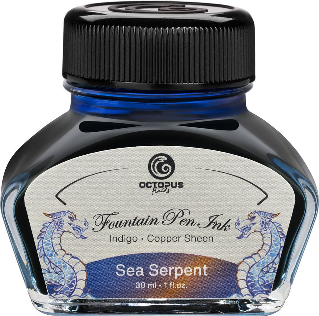 Füllhaltertinte Sheen, Sea Serpent, Blau, 30 ml