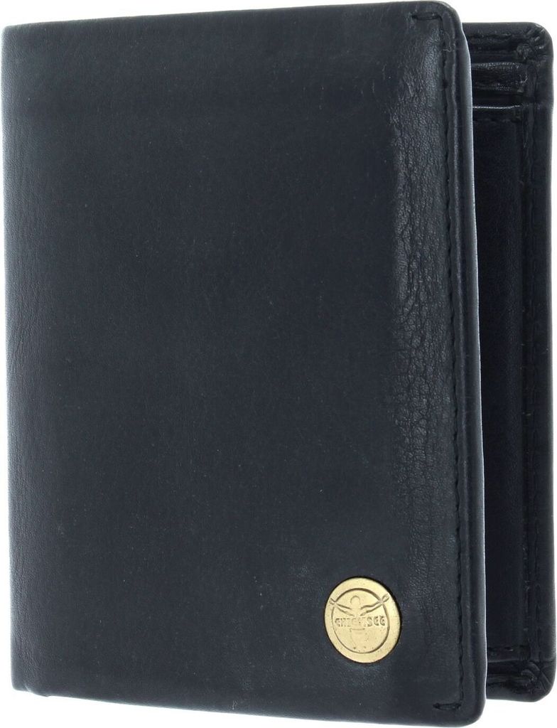 CHIEMSEE Leer portemonnee Nashville Wallet High Black zwart Productafbeelding 