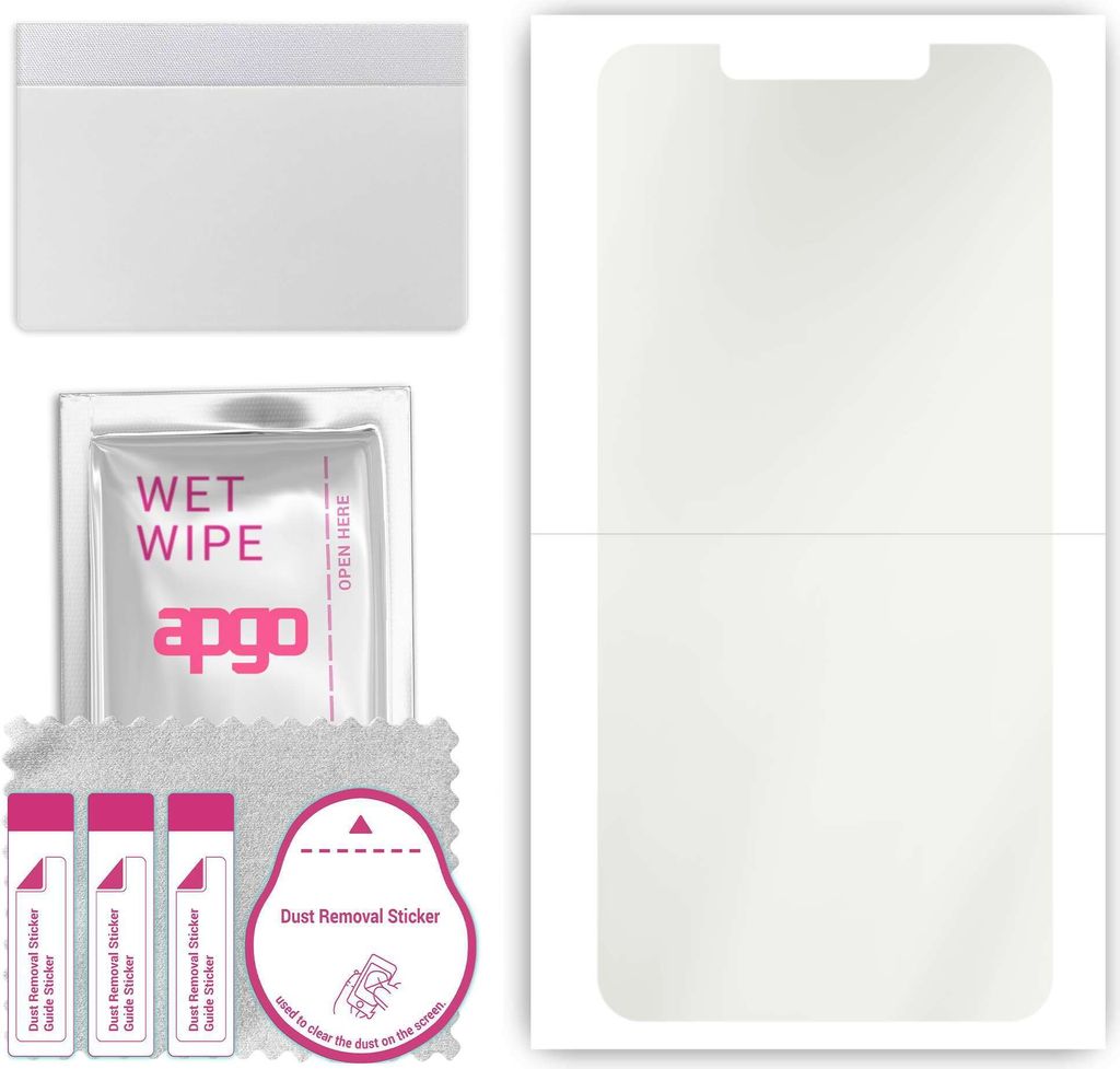 apgo Hydrogel Schutzfolie, Matt, kompatibel mit Huawei Mate 50 RS Porsche Design, flexibele Displayschutzfolie, Folie mit Positionierhilfe, Anti-Fi...