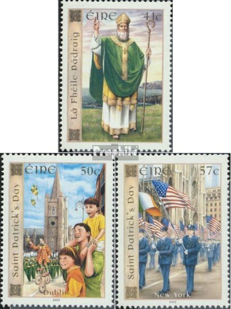 Briefmarken Irland 2003 Mi 1488-1490 (kompl.Ausg.) postfrisch Nationalfeiertag