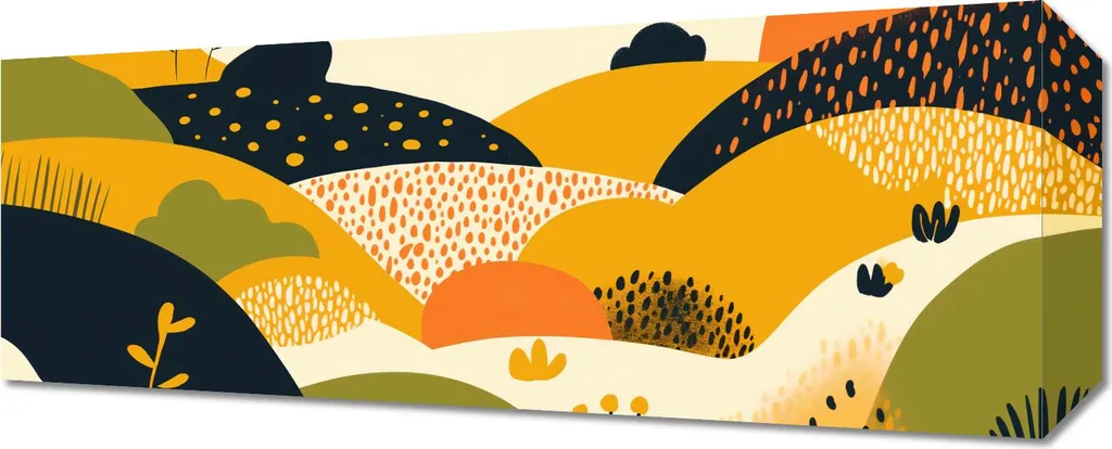 Image paysage ensoleillé 50 x 20 cm pour éclairer une pièce sombre