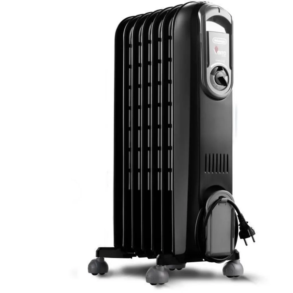 Chauffage d'appoint bain d'huile 1500W DeLonghi Noir 3 Allures de Chauffe - 4