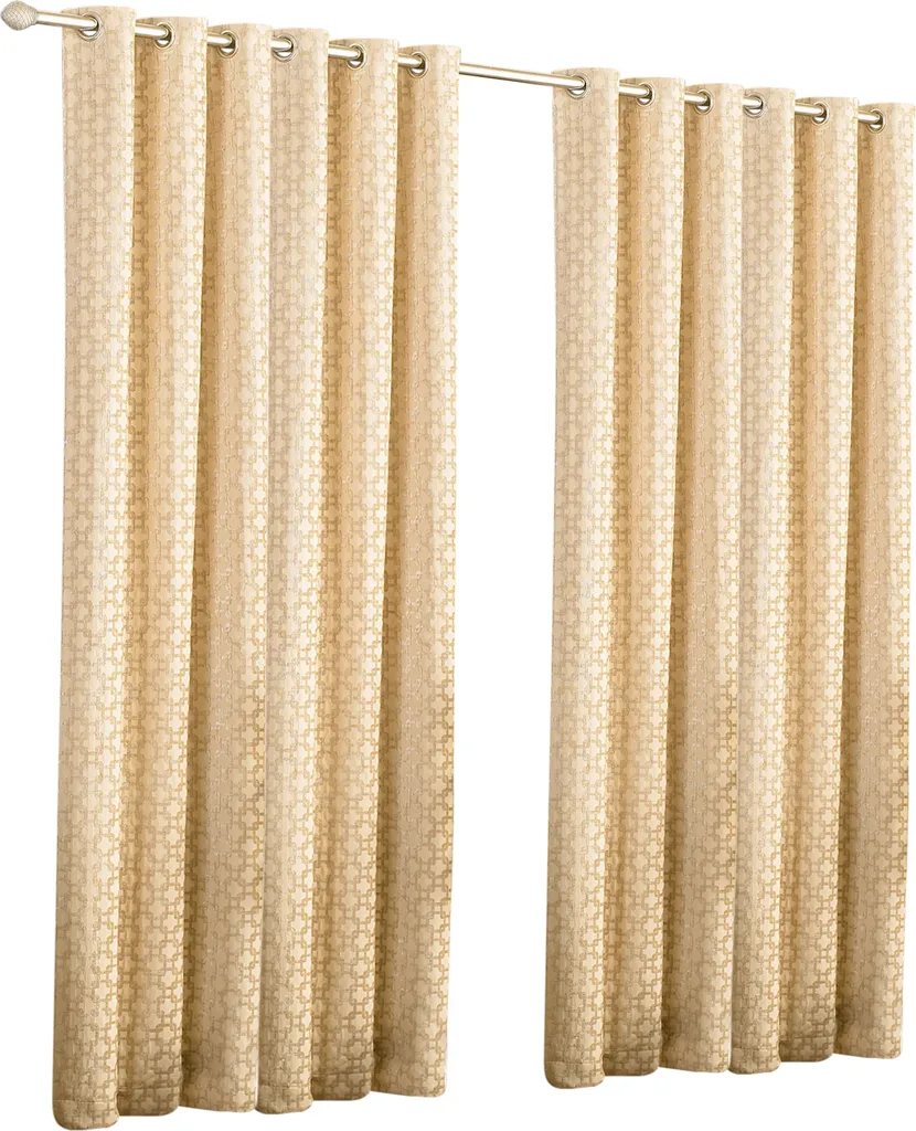 Rideaux anti-regard Riva Home Belmont beige occultant contre le vis-à-vis