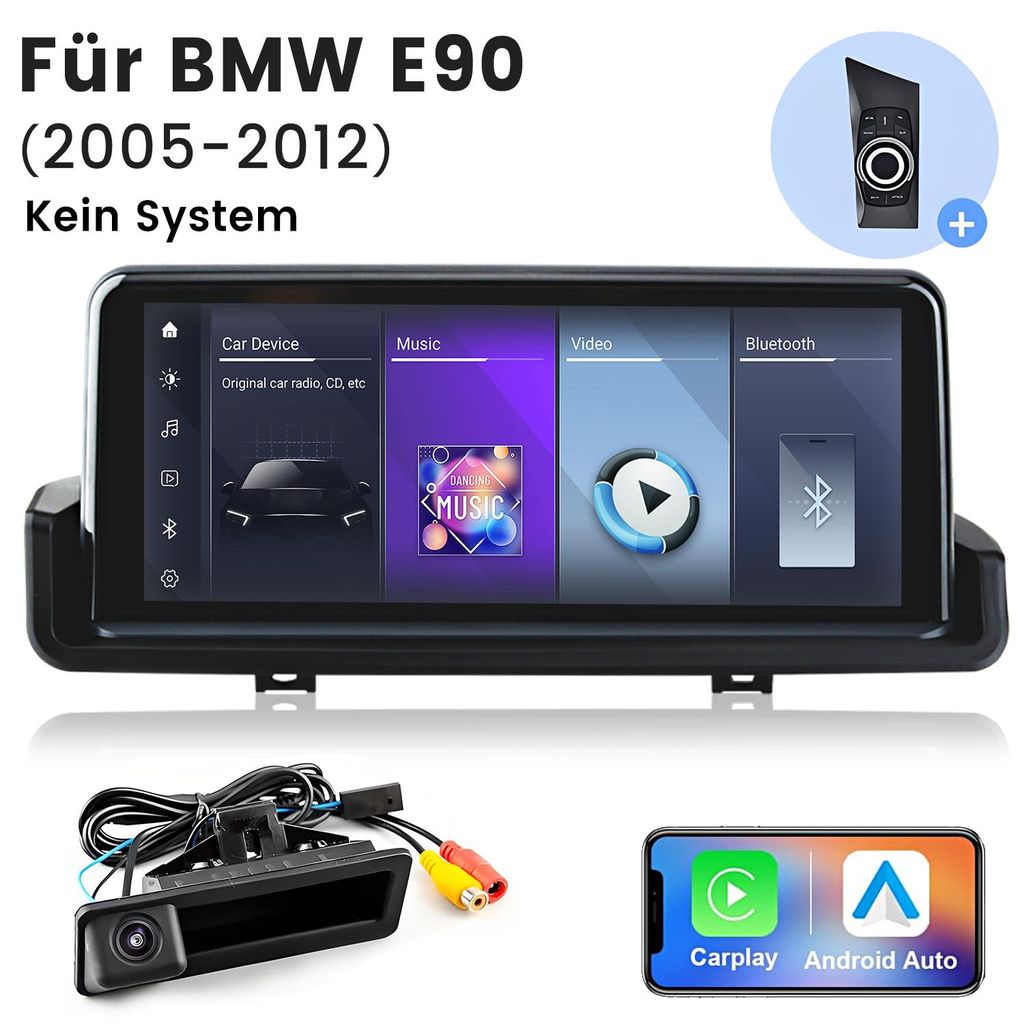 10.25 "CarPlay&Android Auto Linux Autoradio für BMW Produktbild 