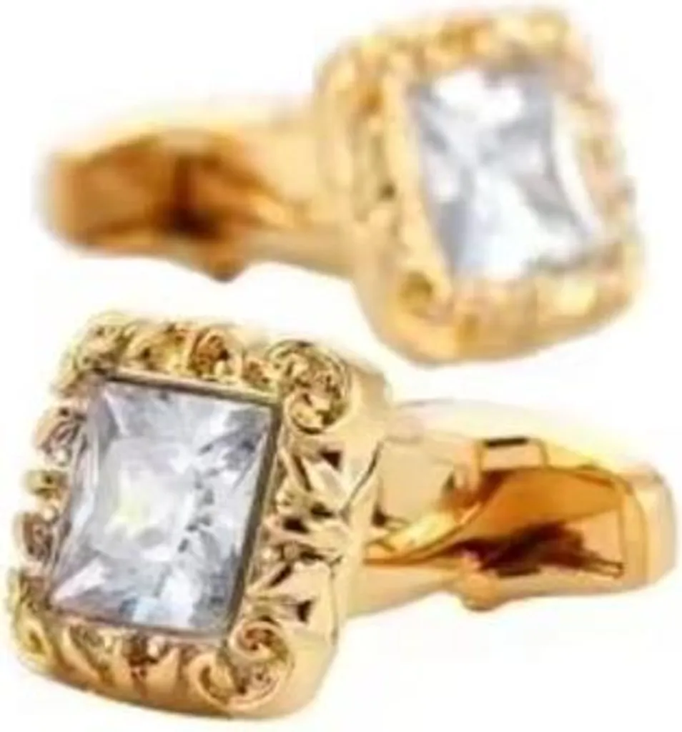 Paire de boutons de manchette ronds Florence, accessoire luxe homme