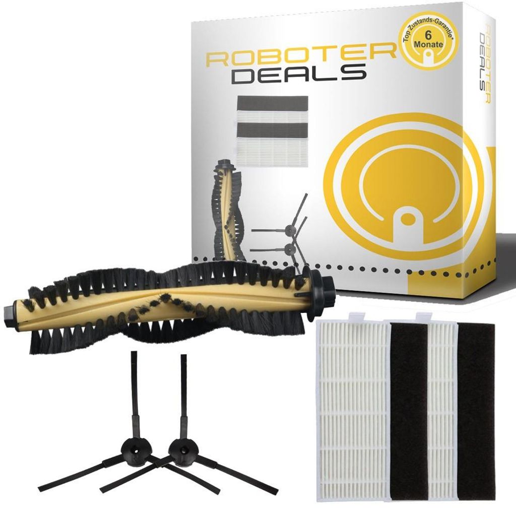 Kit d'accessoires (jaune) pour aspirateur robot Ecovacs Image du produit 