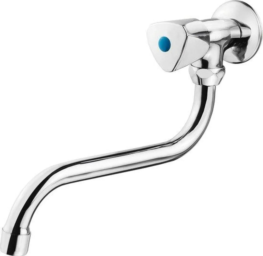Robinet lave-mains mural Kelder en laiton pour évacuation WC et eau