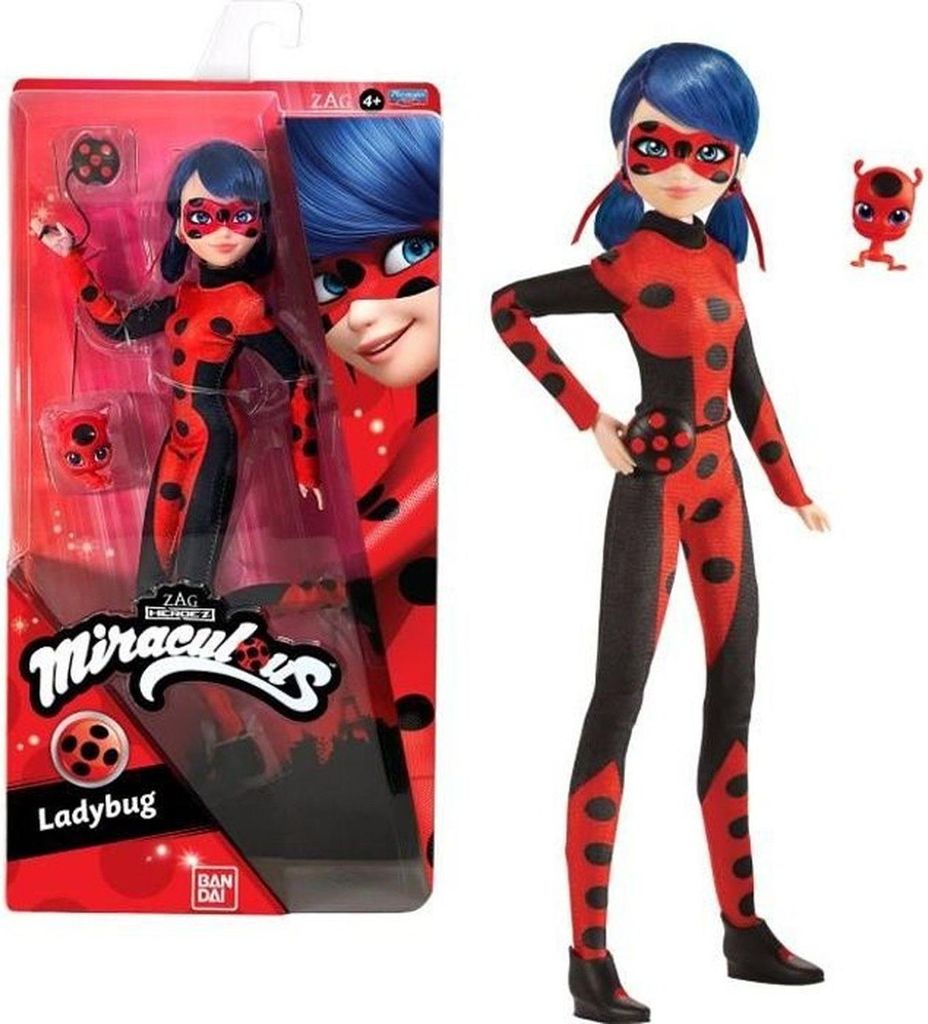 Bandai Miraculous Ladybug Puppe 26 cm - Exklusives Kostüm