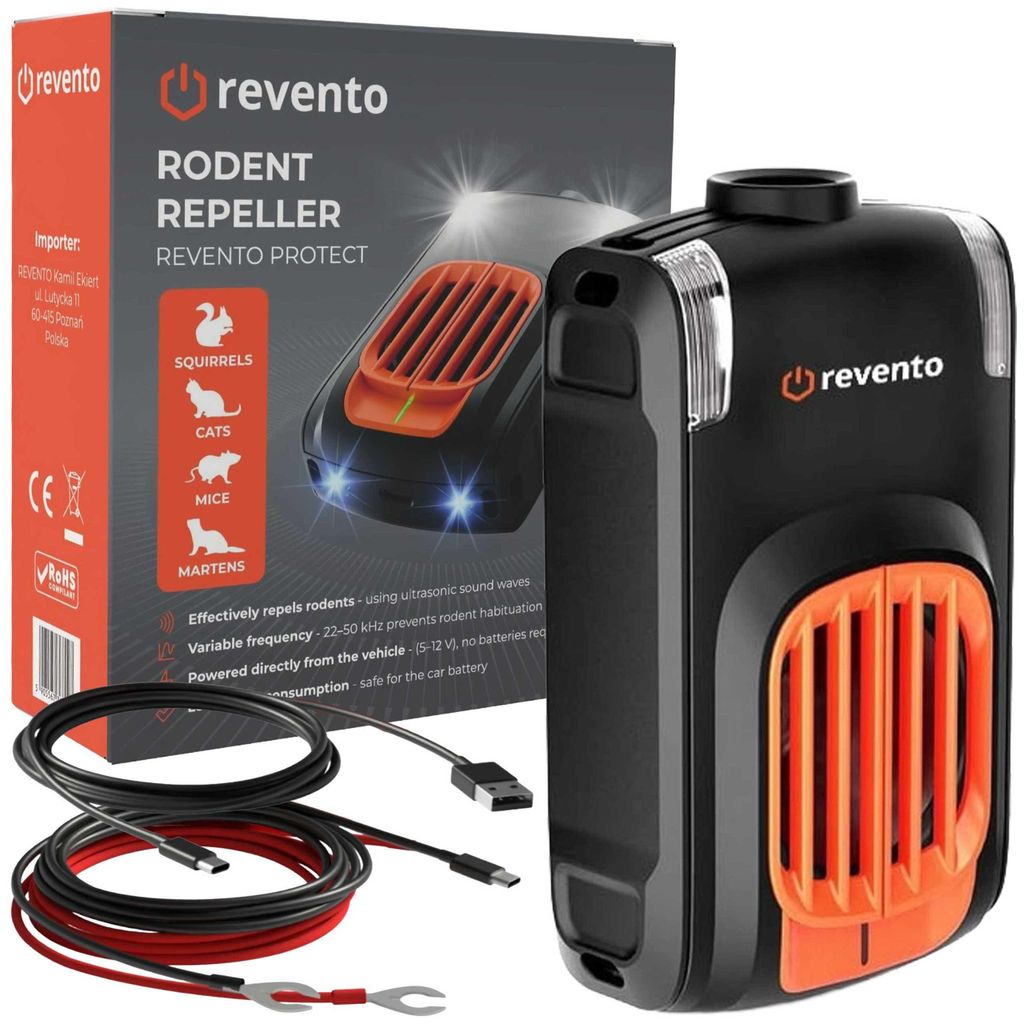 REVENTO® Protect – Repellente a ultrasuoni per roditori per Immagine del prodotto 