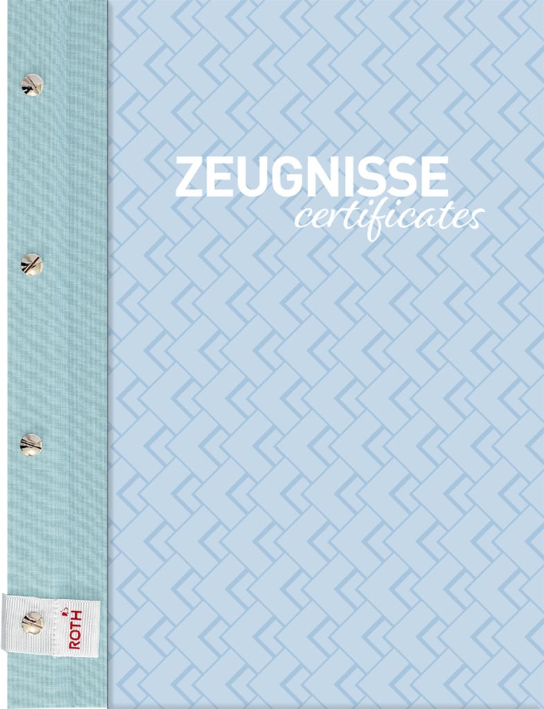 ROTH 89465 Getuigingsmap met boekschroeven, design Productafbeelding 