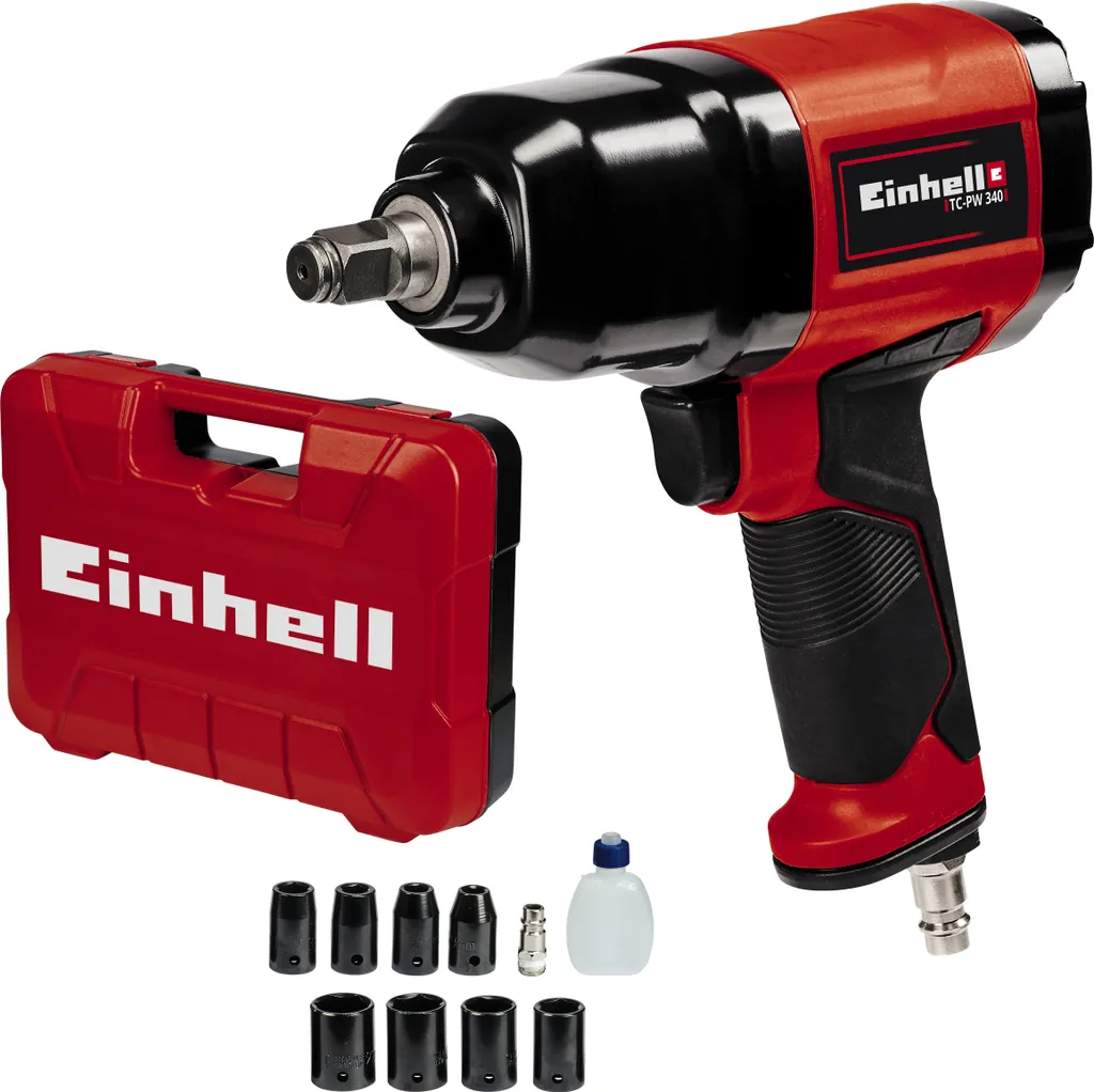 Clé à chocs pneumatique TC-PW 340 Einhell en aluminium robuste - 12