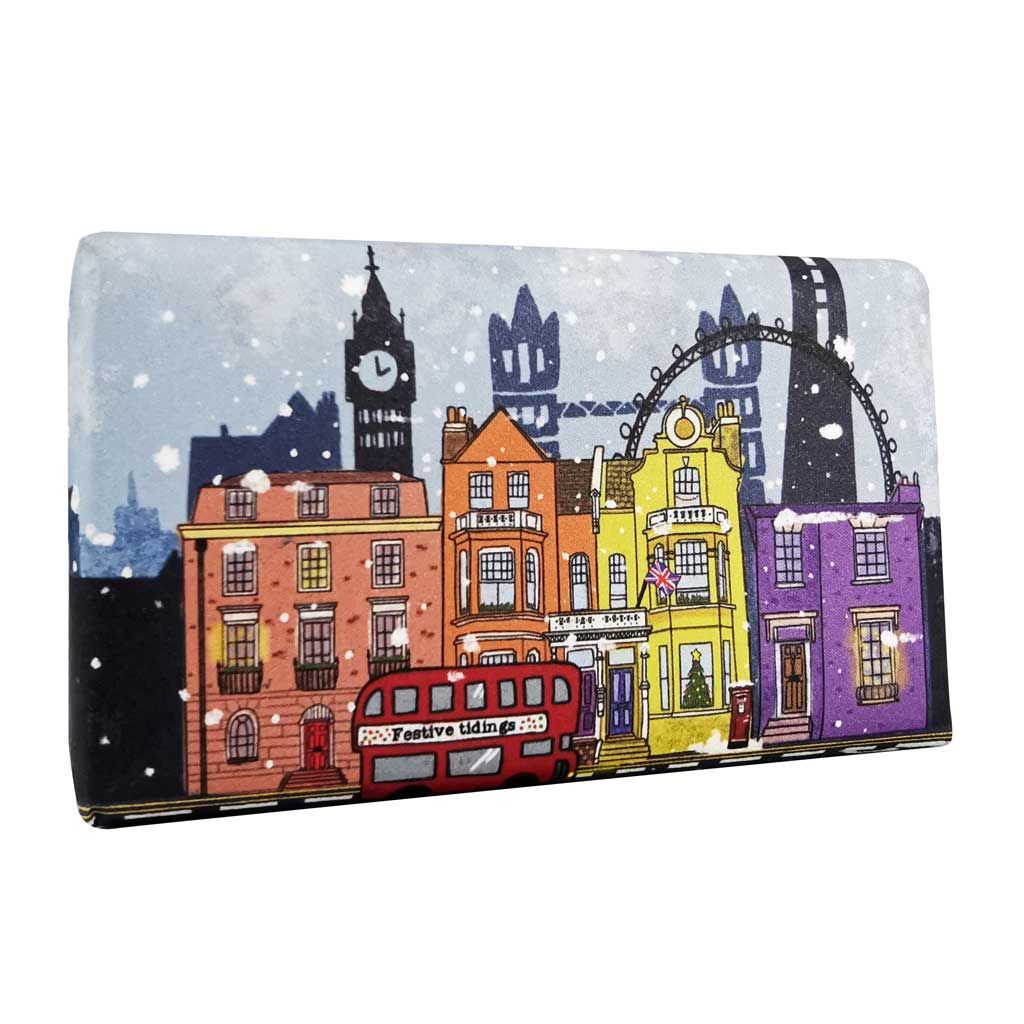 The English Soap Company Winter London 190g feste Seife mit Produktbild 