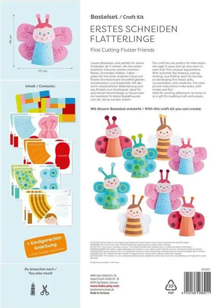 Kit découpage Flatterling éducatif avec ciseaux de sécurité ergonomiques - 5
