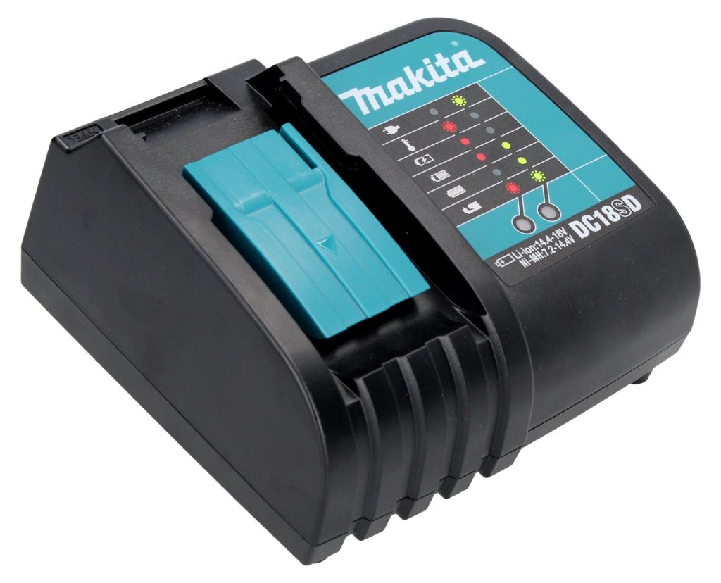 Makita DC 18 SD Akku Ladegerät 7,2 V - 18 V für Li-Ion Akku Produktbild 