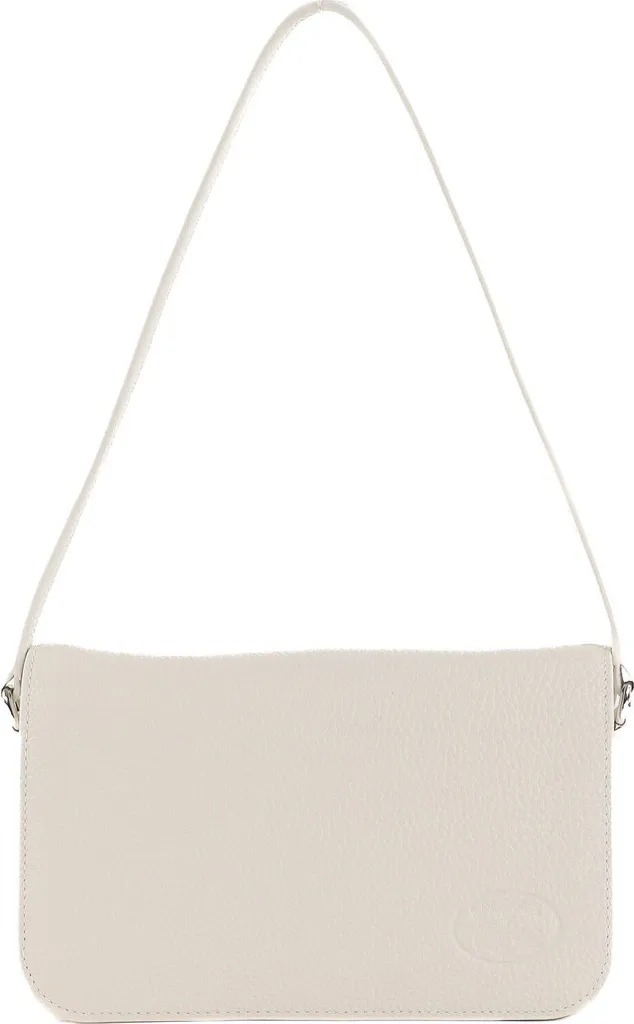 Borsa Lacoste Croco Crew Pelle Beige Laponie - Crossbody Donna