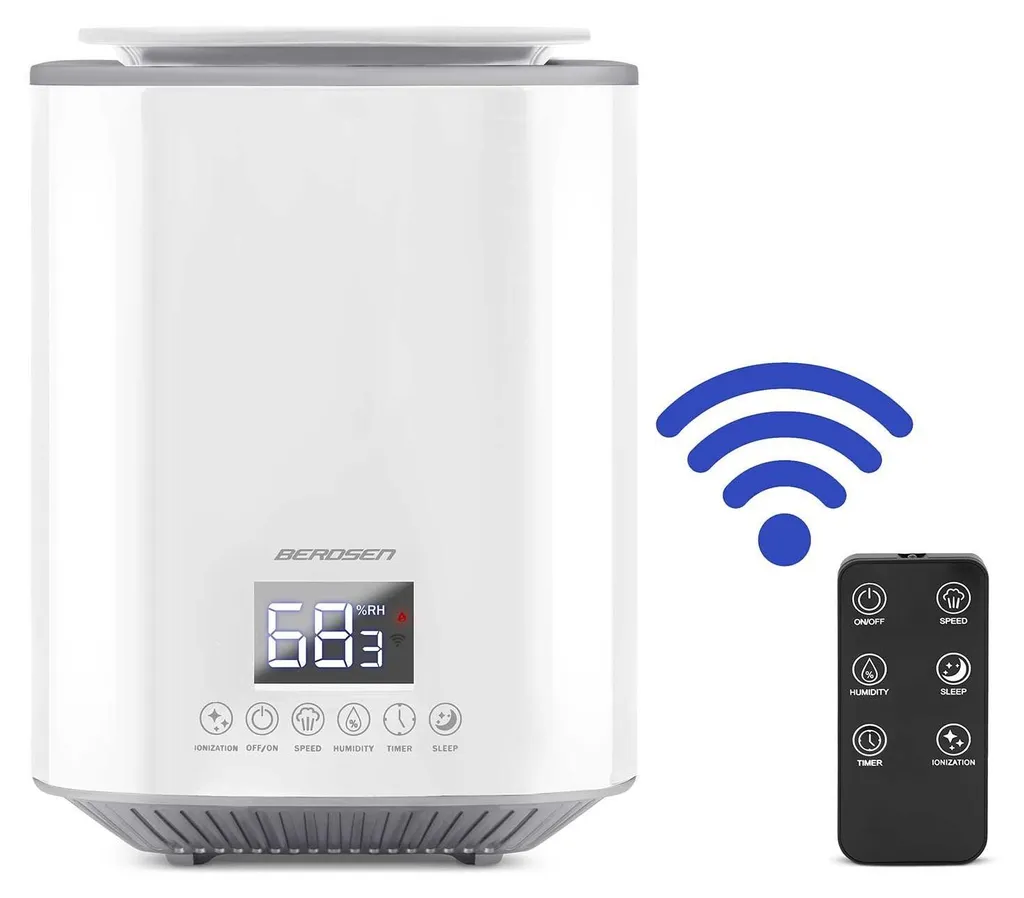 Humidificateur d'air maison Berdsen BD-502 blanc avec diffuseur brume - 5