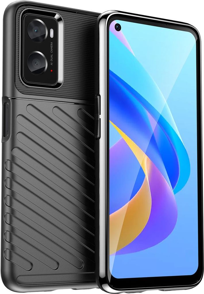Hurtel 5907769341335, Cover, OPPO, A76, Oppo A36, Realme 9i, 16,7 cm (6.56"), Schwarz