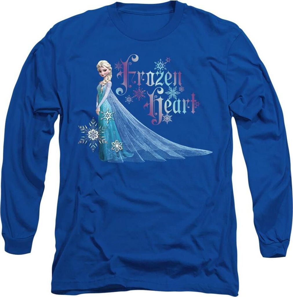 Frozen - "Frozen Heart" T-Shirt für Herren/Damen Uni TV14821 (XL) (Königsblau)