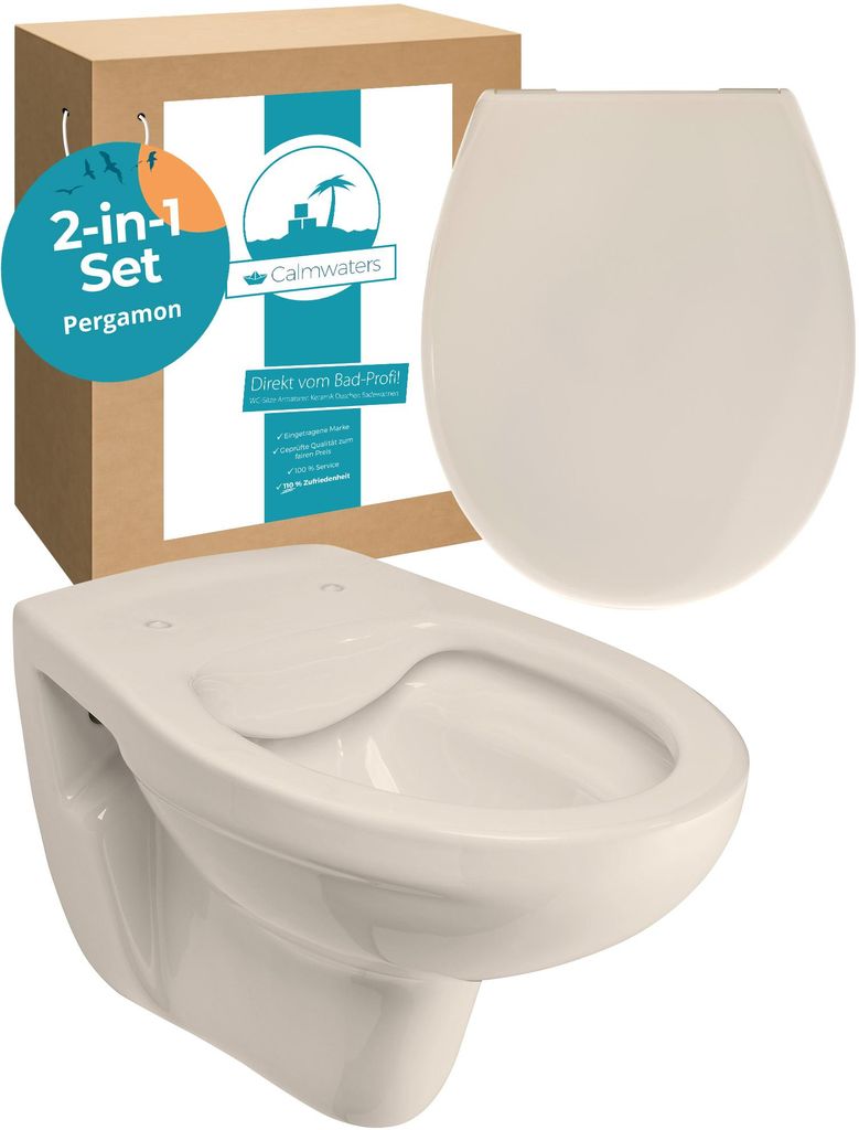 Calmwaters® Spülrandloses Hänge WC als Tiefspül WC im Produktbild 