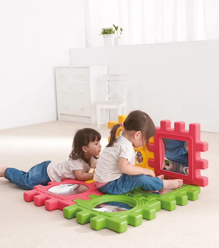Blocs de construction We-Block sécurisés : Miroirs incassables pour bébés - 10