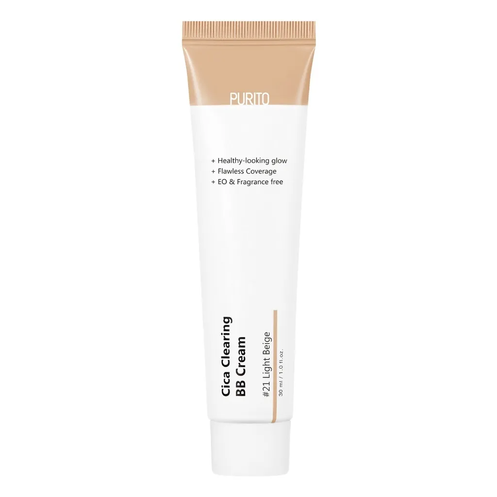 Crème BB Purito à la Centella Asiatica n°21 Formule sans Parfum 30ml