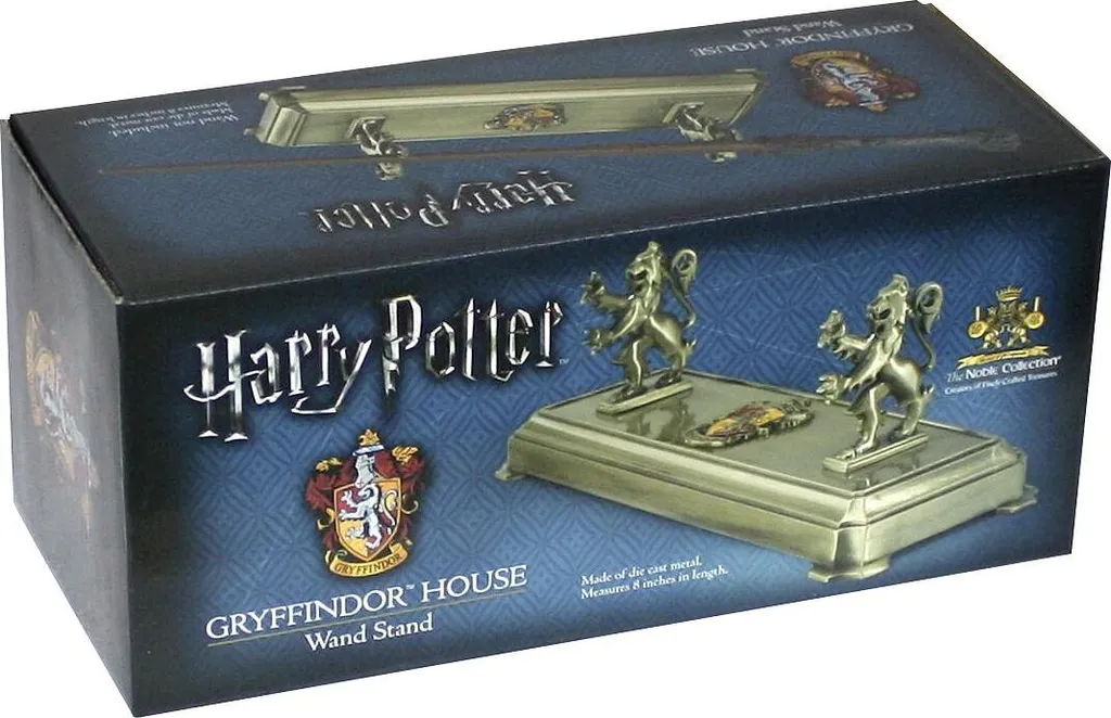 Support baguette magique Harry Potter Gryffondor 20 cm - Socle de luxe