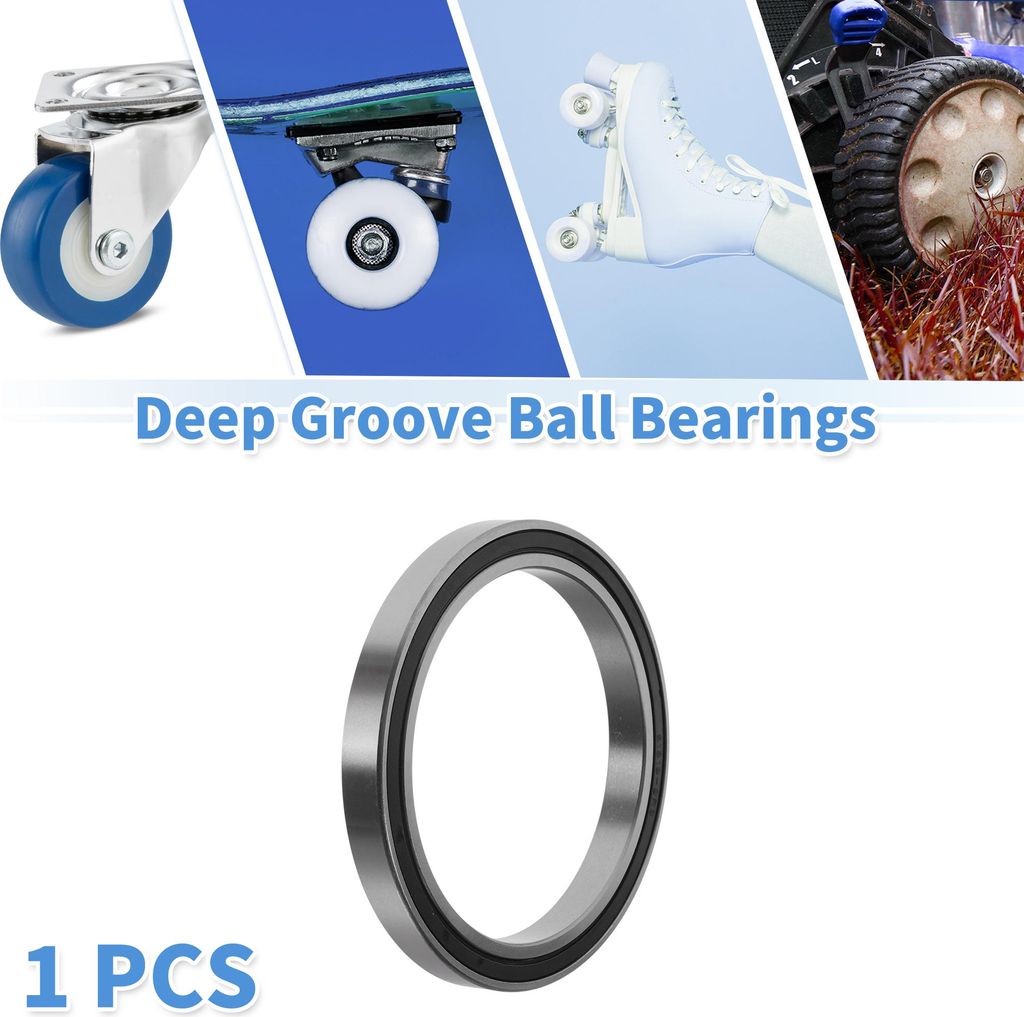 6819DD Rillenkugellager 3.74" ID 4.72" OD 0.51" W P4 Doppelte Gummidichtung Geschmierte Lager 1 Stk Auto Roller Skateboard Rad Universell