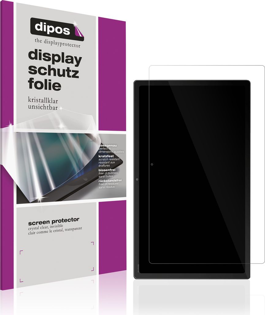 2x Schutzfolie für Sunmi T3 Pro Max klar Displayschutzfolie Folie Display Schutz dipos