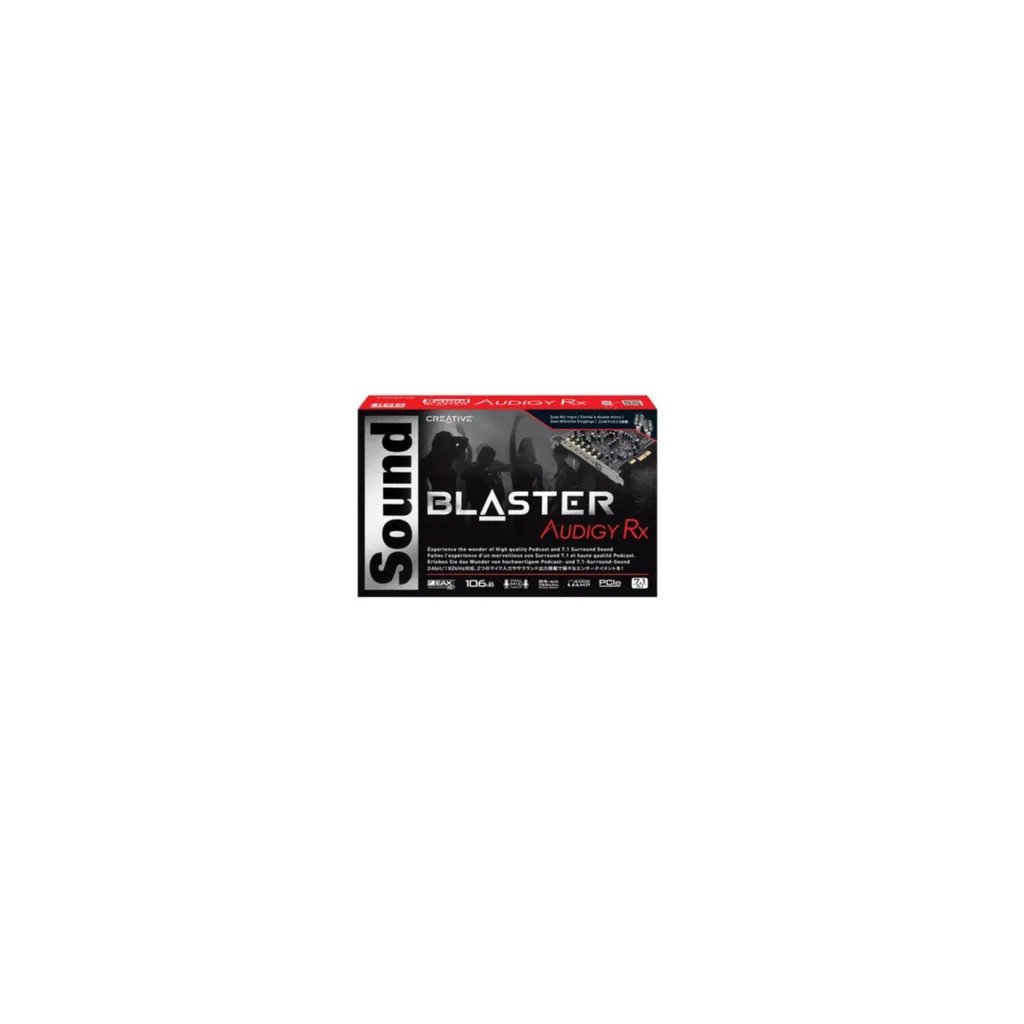 Scheda audio Creative Sound Blaster Audigy Rx Pci-E - 9