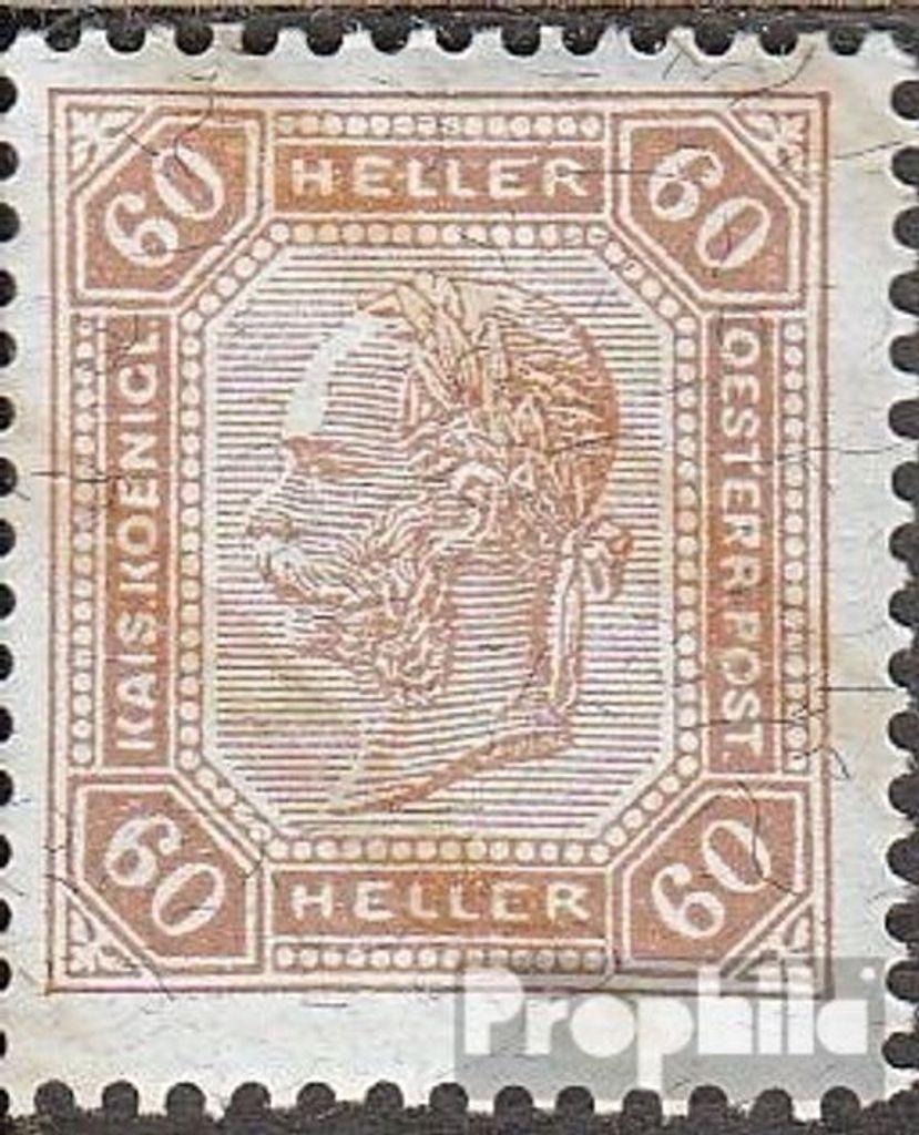 Briefmarken Österreich 1904 Mi 117A gestempelt Franz Joseph