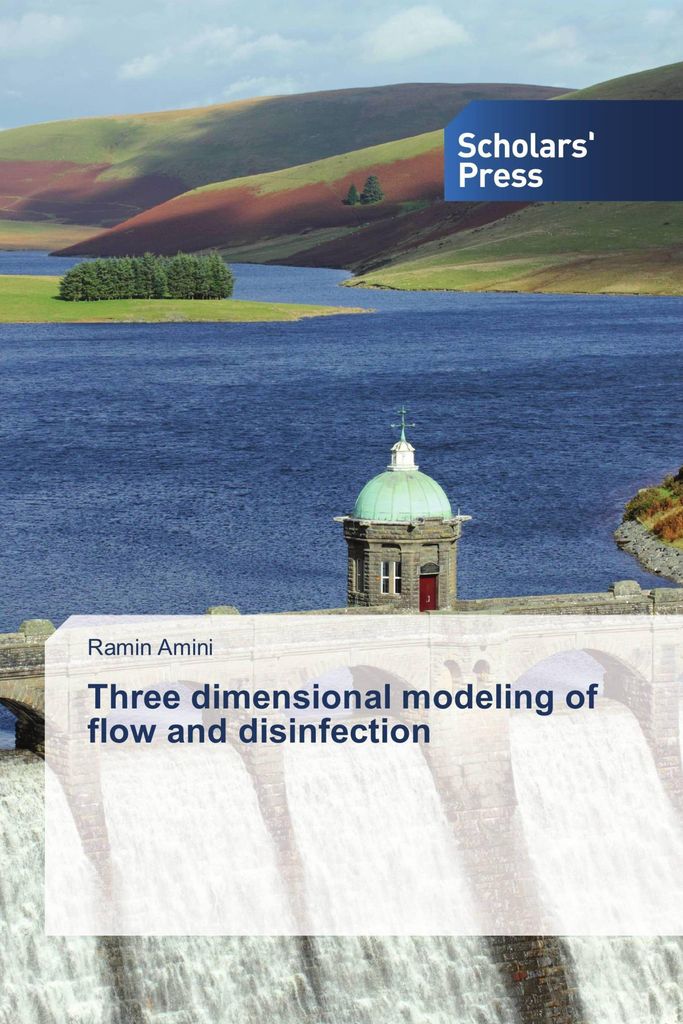 Three dimensional modeling of flow and disinfection