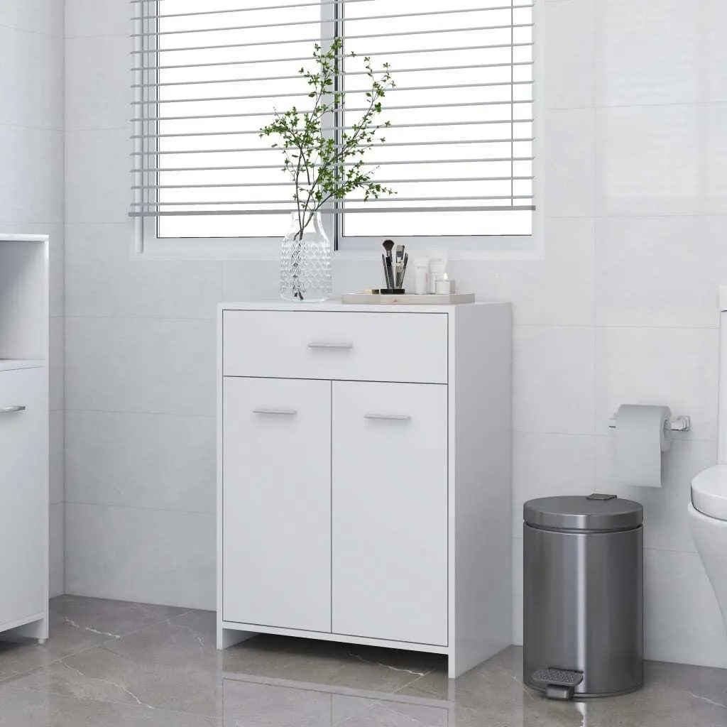 Maison Exclusive Mobile Bianco 60x33x80 cm | Montaggio Facile Legno