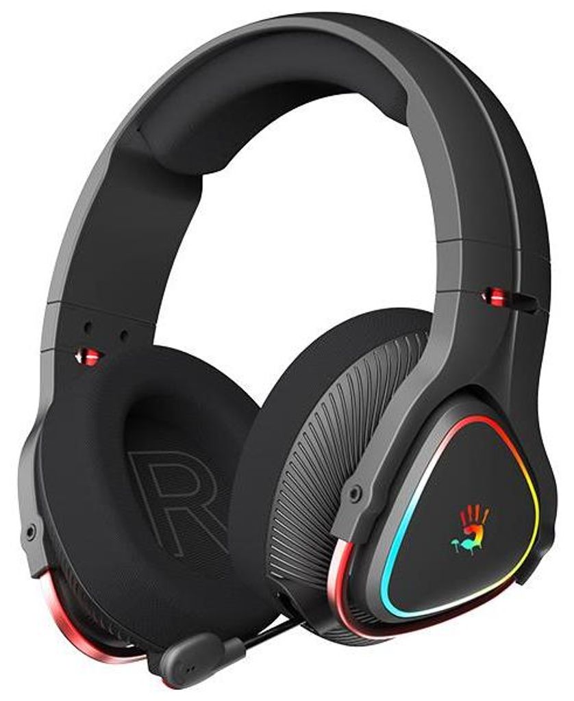 Słuchawki Z Mikrofonem A4Tech Bloody Mr710 Czarne Zdjęcie produktu 
