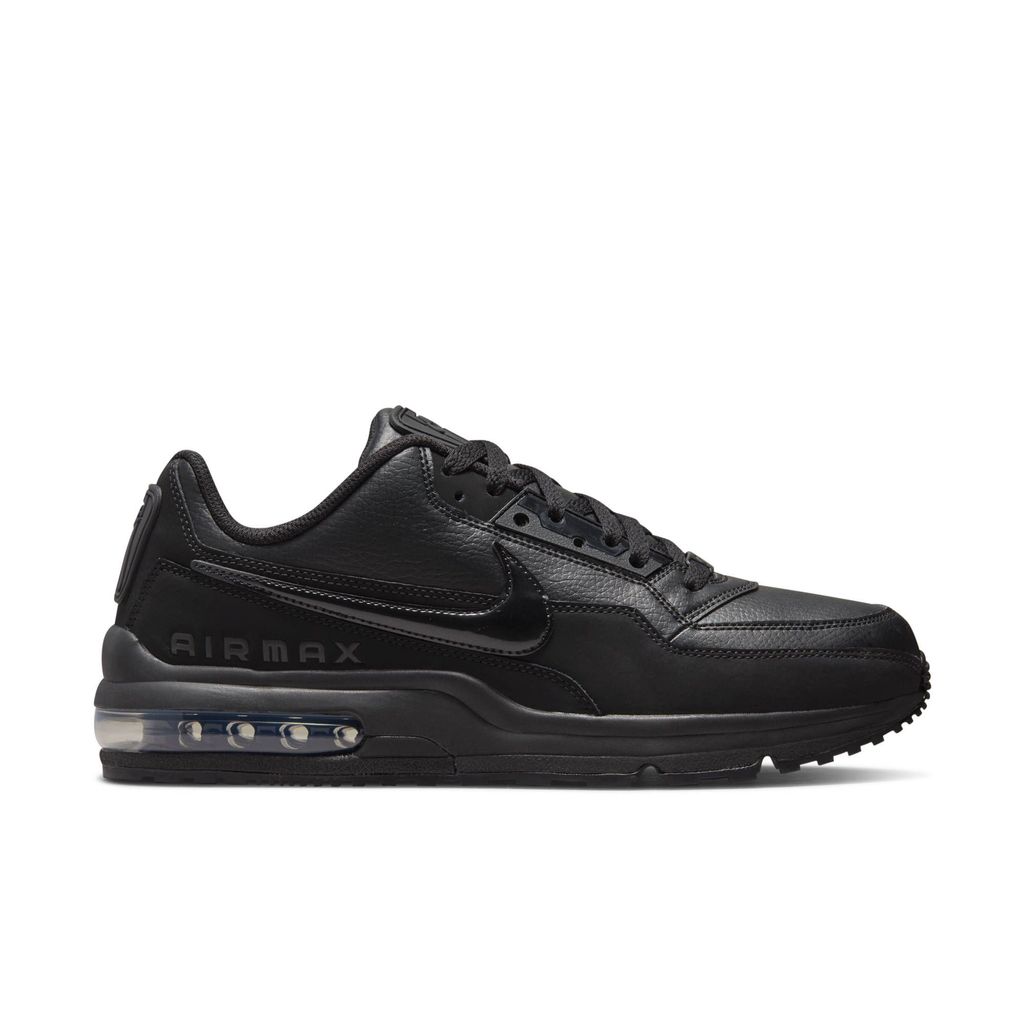 A black Nike Air Max LTD 3 sneaker shown from the side against a white background.