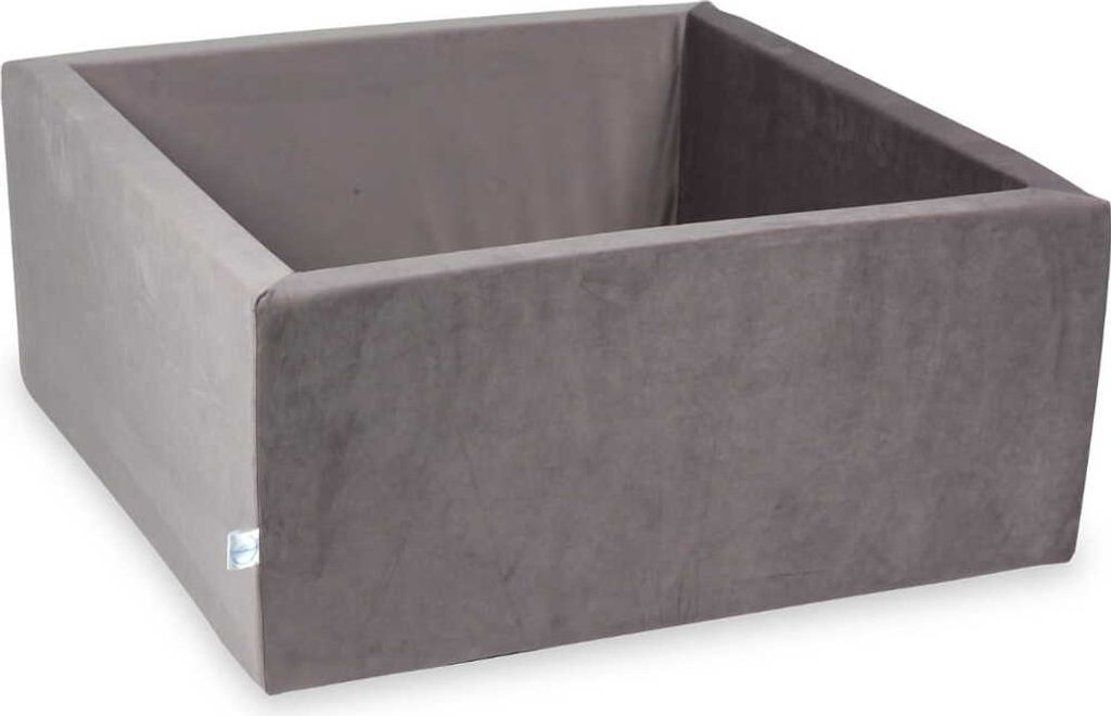 Bällebad 90x90x40 Samt lila – Ohne Bälle / Ohne Bälle