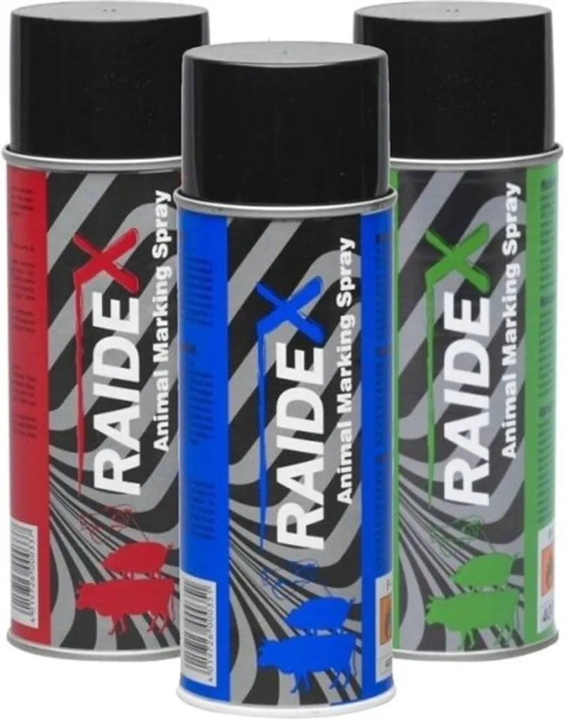 Raidex Spray Marcatura Professionale Verde 500ml - Offerta Allevamento