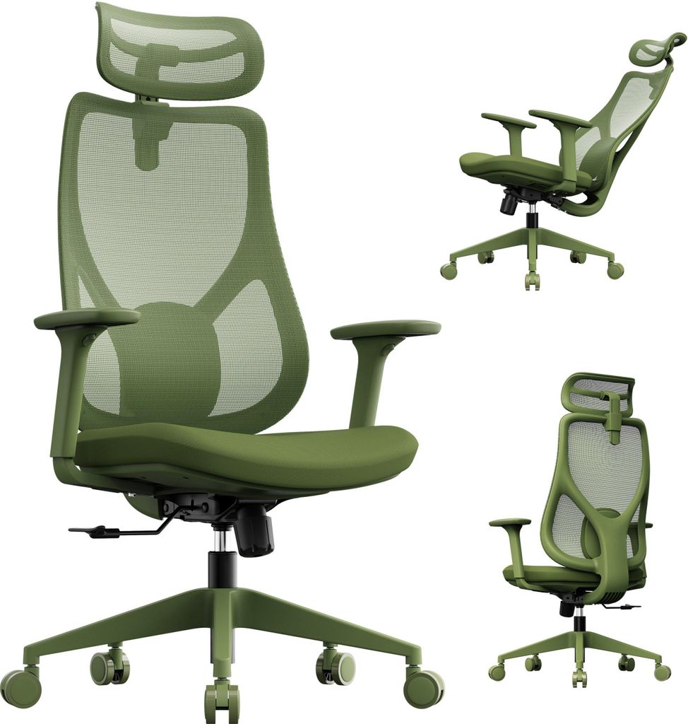 SENSE7 Moyo Ergonomischer Bürostuhl Schreibtischstuhl Grün Produktbild 