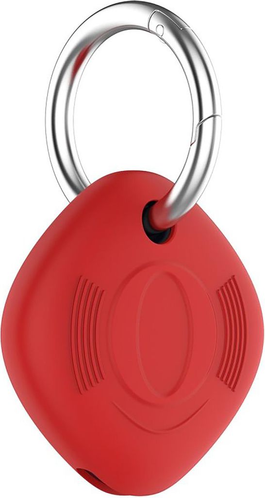 Cazy Silikon Hülle Kompatibel mit Samsung SmartTag - Rot
